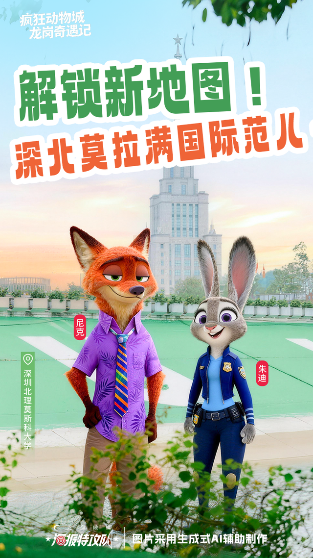 “疯狂动物城”来到龙岗！100%萌趣打卡地图藏不住啦