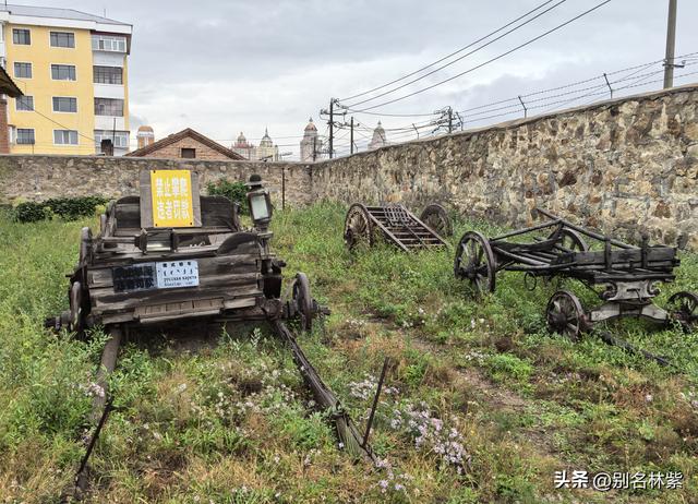 冒雨参观满洲里市博物馆和沙俄监狱陈列馆，铁道桥上看晚霞超美