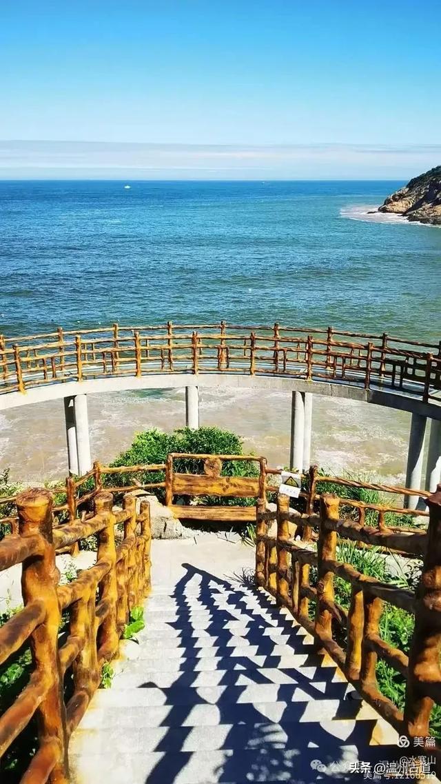 温州唯一的临海悬崖栈道，悬空而建的玻璃观景台，风景极佳！