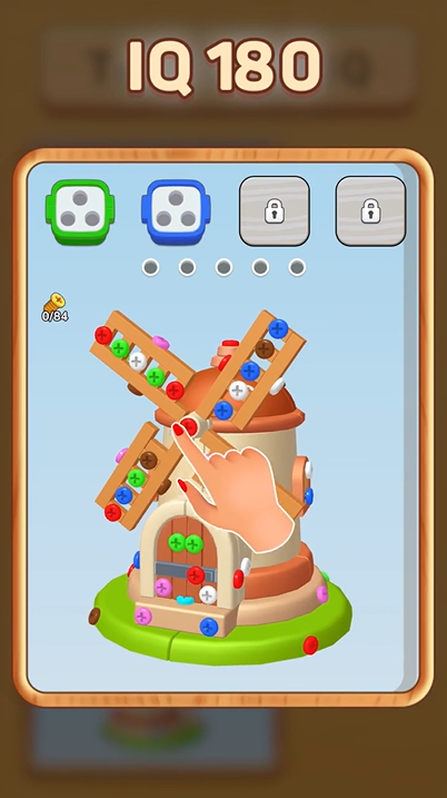 游戏案例 | 5000万流水，3D拧螺丝游戏《Screwdom》