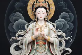 遇见观音菩萨，你是菩萨亲选之人，快点接福接好运，从此一生荣华图片