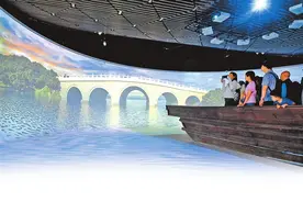 思接千载 可近可亲 游客在洛阳隋唐大运河文化博物馆参观体验图片