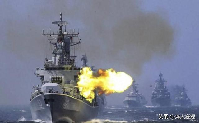 解放军出兵围台，美日默不作声，中方郑重表态，美欠中国统一的债