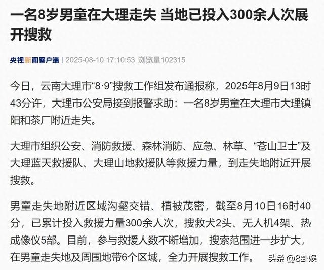 自闭男孩大理苍山失联后续：救援队员发声，原来一切早有迹象