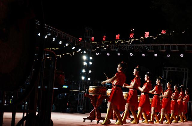 #运城头条#山西绛州：第三届消夏文化鼓乐喧天“鼓”州乐翻天