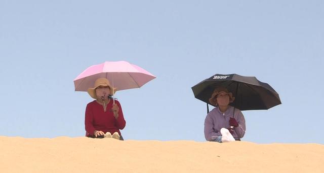 敦煌兴起沙疗热