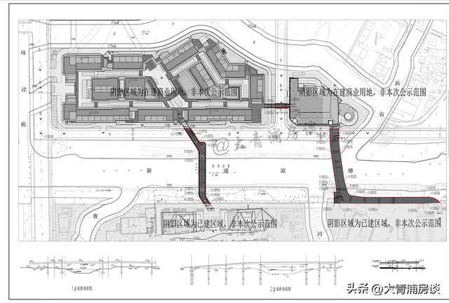 青浦百联奥特莱斯广场二期三座连桥工程方案公示