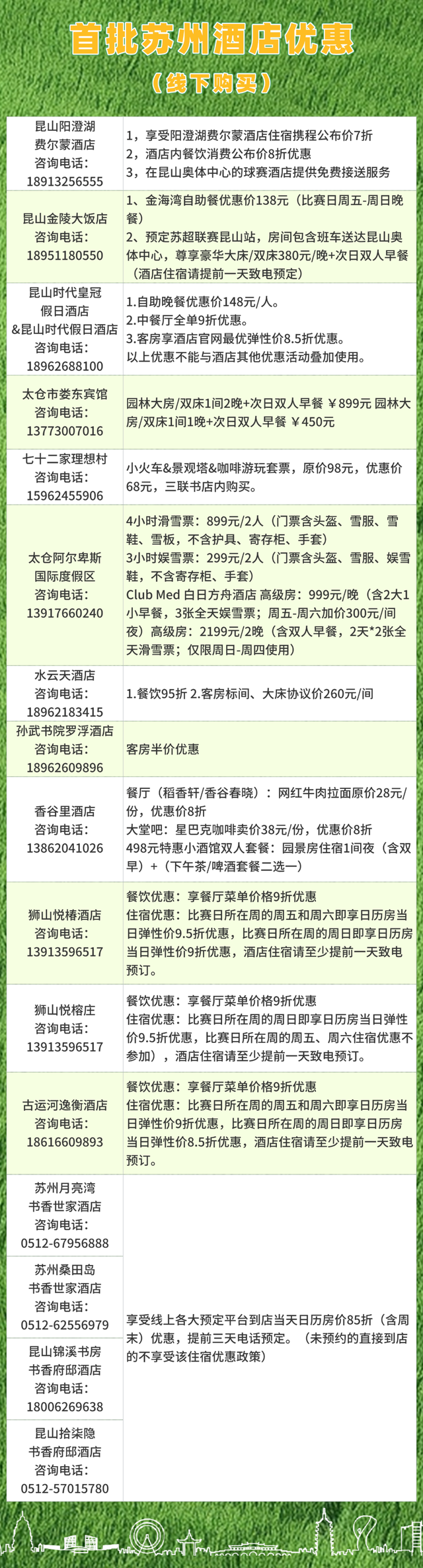 @盐城小伙伴 免费！优惠！苏州文旅大礼包来了→