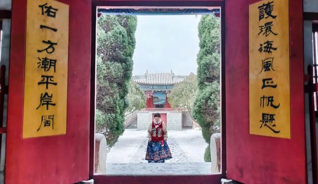 超出片，雪中的蓬莱阁自带浪漫滤镜！