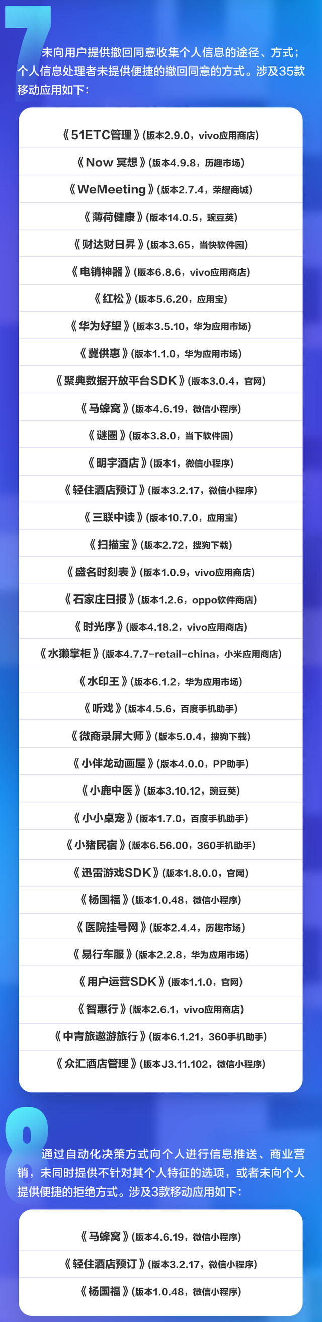 注意！68款APP违法违规！