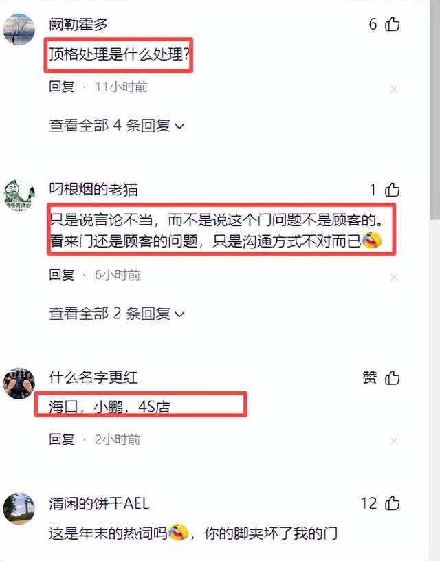 “你的脚把我们店的感应门夹坏了”，男子称去小鹏4S店试车后被导购指责，小鹏客服：已对涉事员工作顶格处理