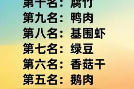 高嘌呤食物排行榜，吃鸡蛋的误区，生活小常识，记得收藏图片