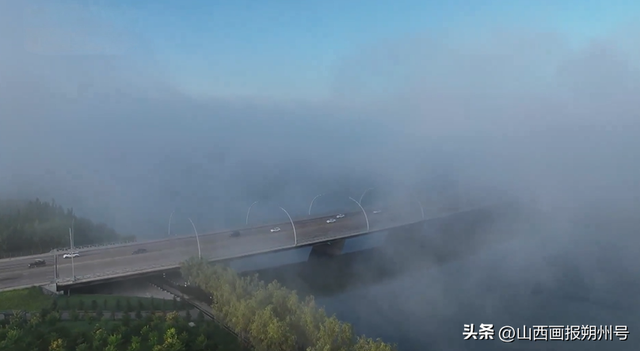 朔州：一场雾，美成了水墨仙境