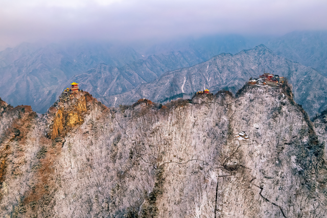 航小天带你看长安 | 雪落终南，千年诗意向云端！