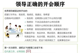 领导正确的开会顺序图片