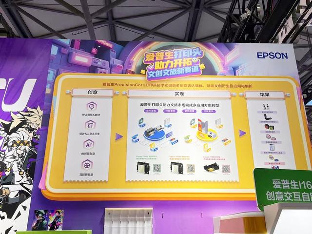 爱普生打印头技术亮相ChinaJoy 助二次元文旅融合