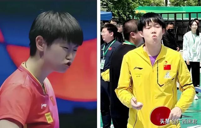赛场两人萌态百出！王楚钦痒到直挠，孙颖莎表情杀圈粉无数
