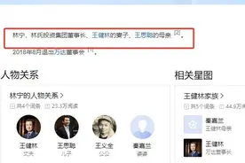 拿2000亿救万达，坐拥国内一半富豪资源，万达老板娘林宁有多牛？图片