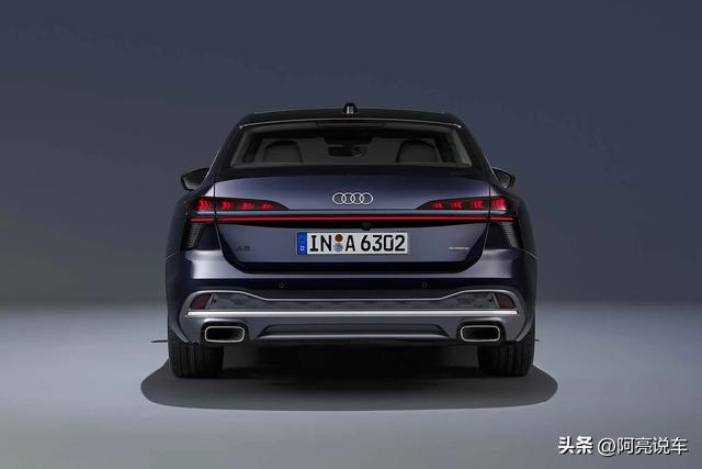全新一代奥迪A6L变年轻了！数字大灯+黑化套件，2.0T轻混是主力