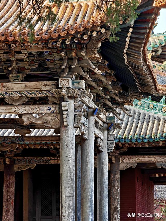 藏在乡野的国六，小靳东岳庙献殿，斗拱木雕极尽精巧