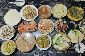 福建一家花一千块做的年夜饭，13道菜寓意足，全家都开心图片