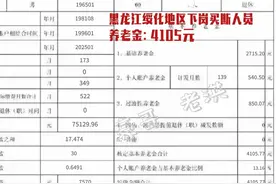 工龄43年，黑龙江绥化地区下岗人员2025年1月退休养老金领多少？图片