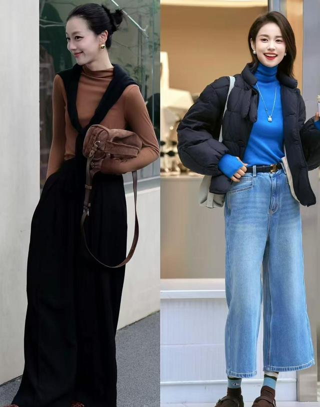 立冬后才发现：“羽绒服”最受欢迎，配长裤就行，保暖舒适又时尚