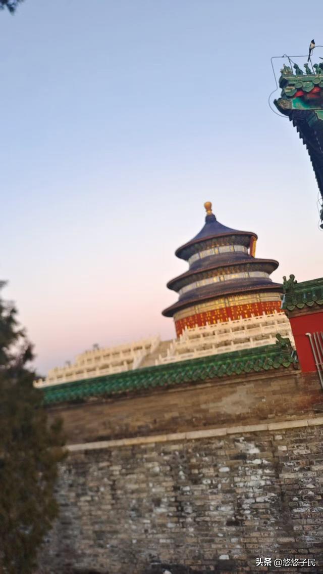 游天坛公园，赶了个背集