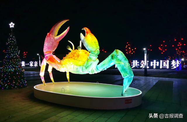 美翻了！珲春这场新春灯光秀，把边城夜空变成了童话世界