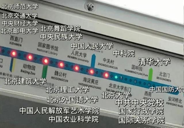 谁先下车谁就输！神奇的北京地铁4号线，一眼放去都是985名校