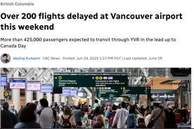 温哥华机场大延误！航班高空速降8000米 华人回忆:失重感+耳压爆炸图片