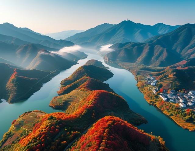 这才是江南秋天的天花板！浙江5大红叶秘境，带你走进古典水彩画