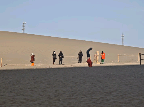 大寒暖韵满鸣沙 丝路驼铃唤客来