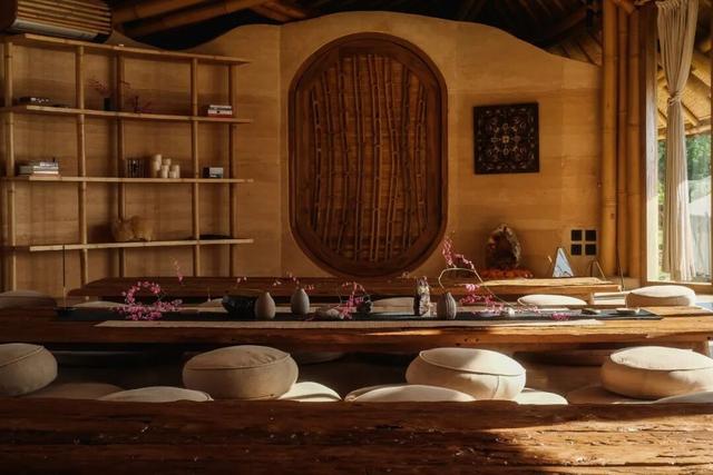 巴厘岛度假村上新！以魔鬼鱼为灵感的竹构建筑漂浮海天之间