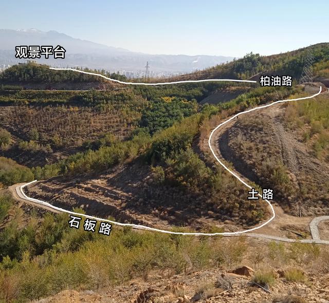 乌市雅山云满台详细路线，从西门进去，路况有柏油路石板路和土路