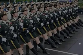 惊艳！阅兵训练现场，中国仪仗女兵的飒爽风姿燃爆了图片