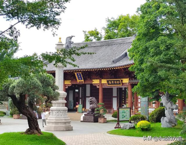 东林大佛&东林寺,在大佛脚下休憩