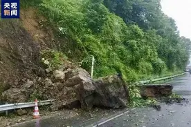 G60沪昆高速贵州黔南州发生塌方路段恢复通行图片