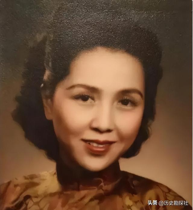 起义将领郑洞国的妻子有多美？五官大气优雅知性，美艳不可方物！