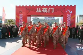 军歌嘹亮启新程！榆林举行2025年春季新兵入伍欢送仪式图片
