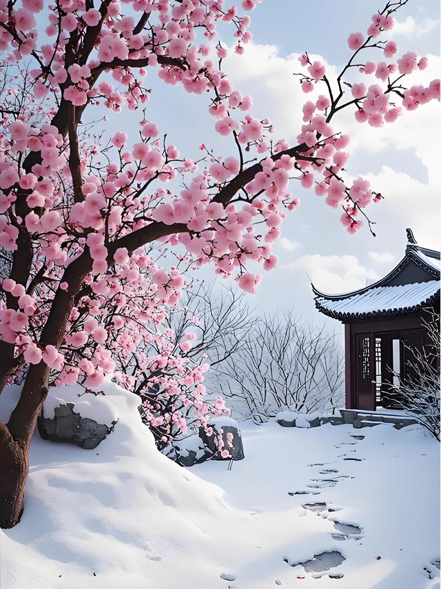 冬天看中式建筑披“雪景皮肤”	，美到心颤！