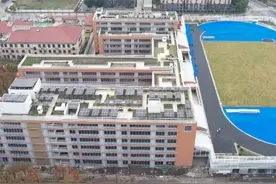 操场建在9米高空上！松江这所新校预计12月底竣工图片
