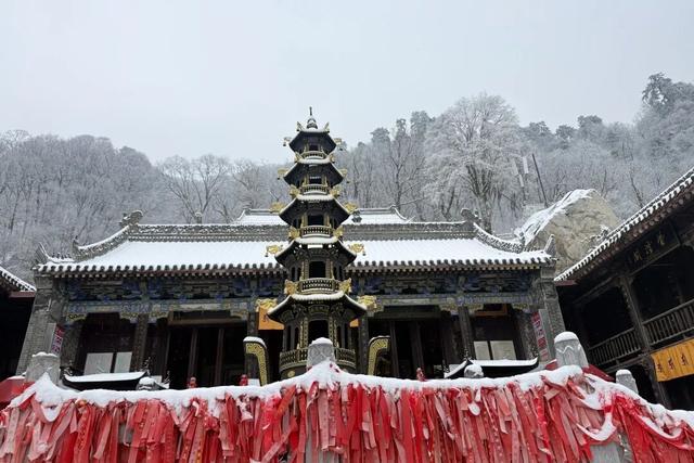 航小天带你看长安 | 雪落终南，千年诗意向云端！