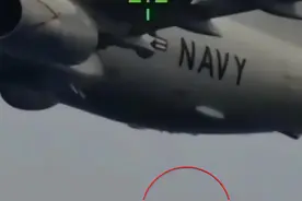 美军机飞到南海上空，甩出“钩子”想钓潜艇，中国海警逮个正着图片