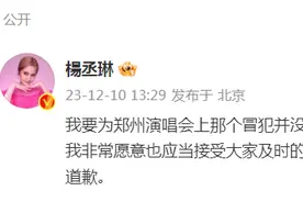 杨丞琳发文致歉！图片