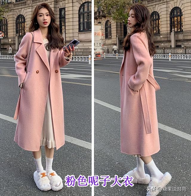 温度低于10度怎么穿？9种颜色“过膝”呢子外套，高级且有女人味