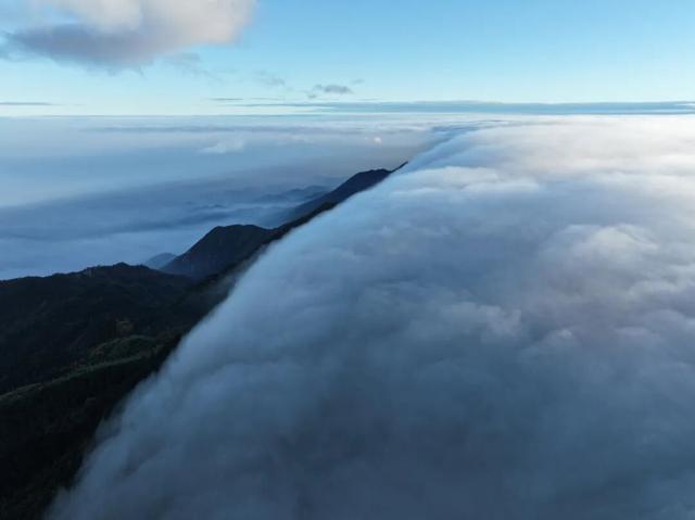 云瀑倾泻梧叶黄：庐山秋景缤纷奇