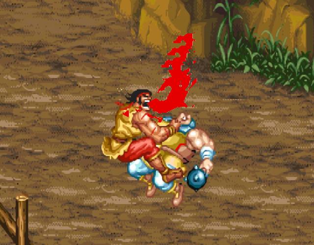 街机游戏《三国志》算是白玩了，抓住满血BOSS后可以直接秒杀