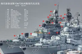 三大舰队的四大金刚，南海与北海都是055，东海舰队仅有4艘现代级图片