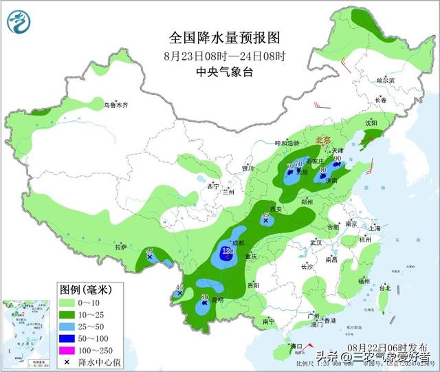 河南！本轮高温中心已确定！明天8月23号天气预报，重点分布如下